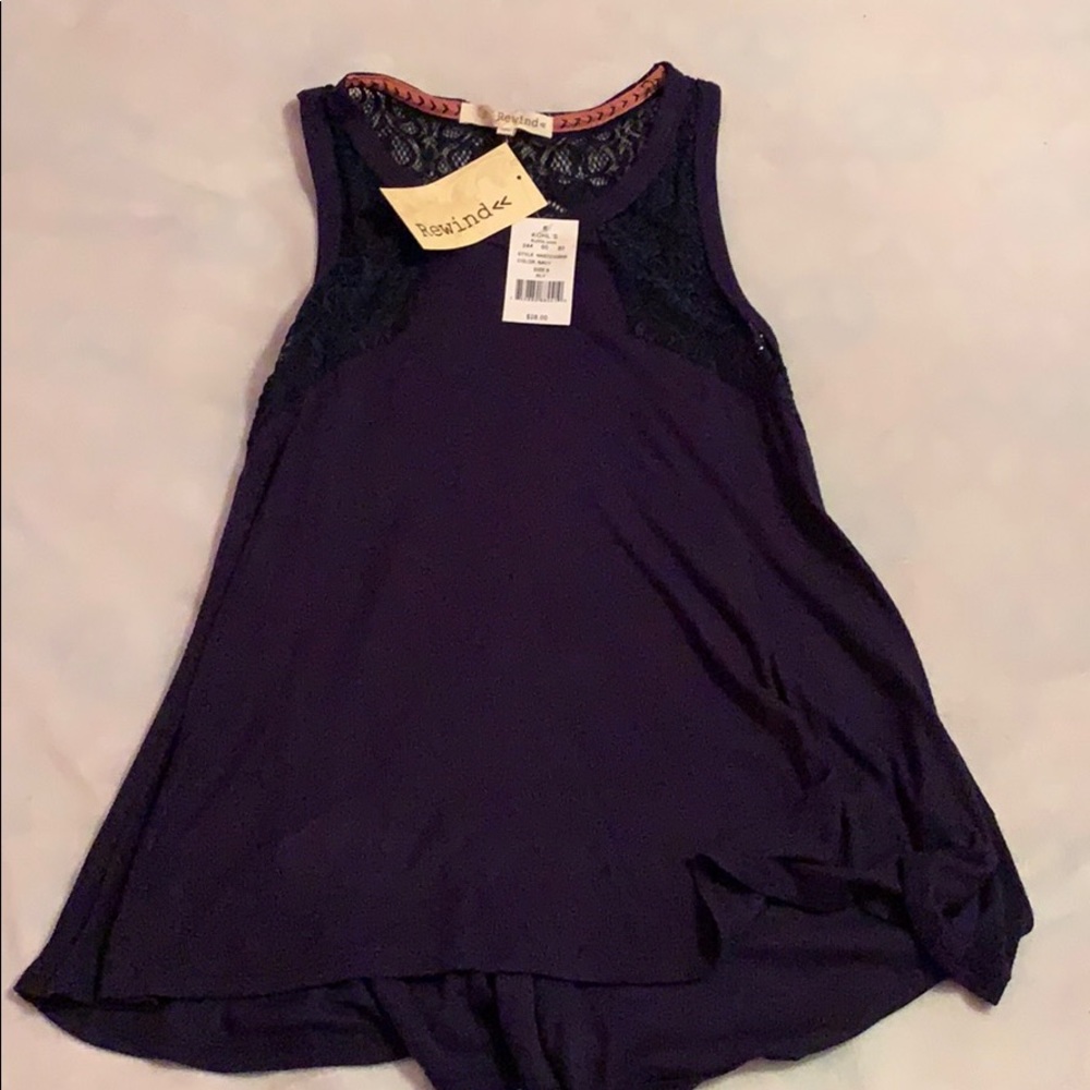 Lace tank top